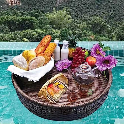 CVNIMV Plateaux de Service flottants pour Table de Bar 60 cm/80 cm Plateau Flottant de Luxe