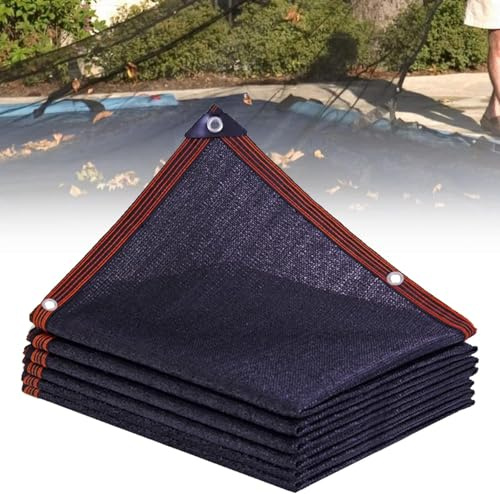 Cubierta de Red Rectangular para Hojas de Piscina,Cobertor Piscina Invierno, Red antihojas para Piscina Malla Fina para Piscinas Enterradas y Elevadas(4x7m(13.1x23.0ft))