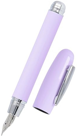Online Füller Highway Lavender I Füllfederhalter in Pastell-Flieder mit Iridium-Feder M I Für Standard-Tintenpatronen I Ergonomischer Füllhalter für Kinder & Erwachsene