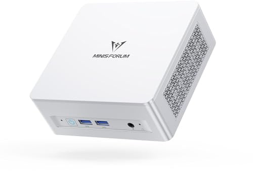 MINISFORUM Mini PC UM870 Slim,AMD Ryzen 7 8745H(8C/16T, Up to 4.9GHz),AMD Radeont 780M Mini Computer,16GB DDR5 RAM & 512 PCIe 4.0 SSD,Support 8K@60Hz HDMI 2.1/USB4 Output, WIFI6E/BT5.3/Auto Power On