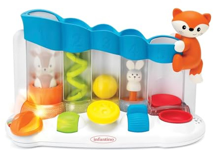 INFANTINO Musik' à balles Jouet éducatif Musical, sensoriel et Lumineux