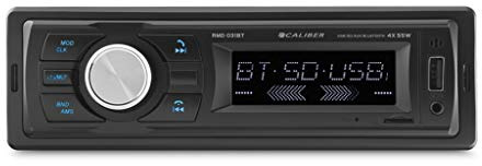 Caliber Autoradio - Auto Radio mit Bluetooth - Aux In - FM- SD - USB - 18 voreingestellte Sender - Mit Freisprechfunktion - 4X 55 Watt - Schwarz - 1 Din