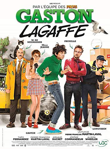 Gaston Lagaffe Kinoplakat Original Klein (53 x 40 cm) Théo Fernandez