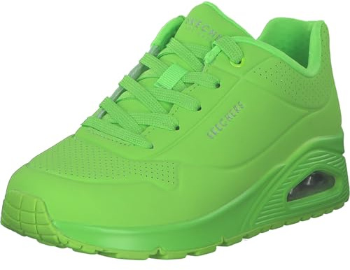 Skechers Uno Night Shades, Zapatillas Mujer, Verde, 39 EU
