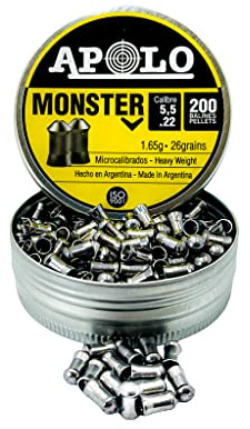 Apolo Diabolos & Kugeln - 5,5mm / .22, Monster - 200 STK