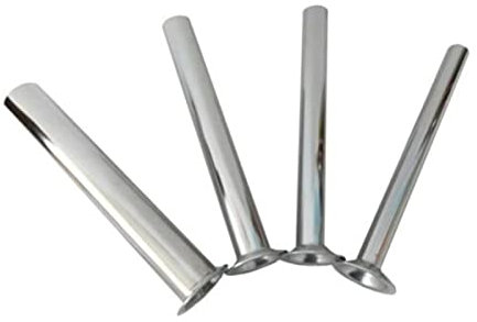 Wurstfüller 4 stücke Edelstahl Wurst Fleischleicherfüllschlauch Funnel Ersatzteile Set
