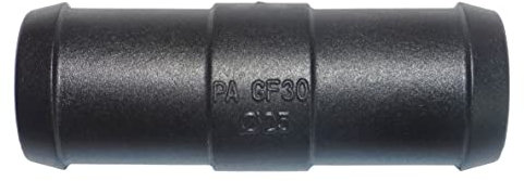Schlauchverbinder 25 mm gerade PA GF30 schwarz (5)