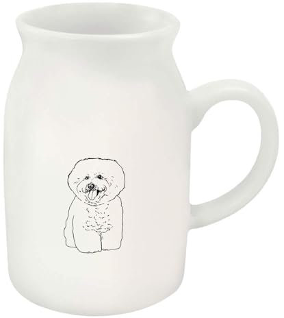 Azeeda 300ml 'Bichon Frise Dog' Ceramic Milk Jug (MJ00008991)