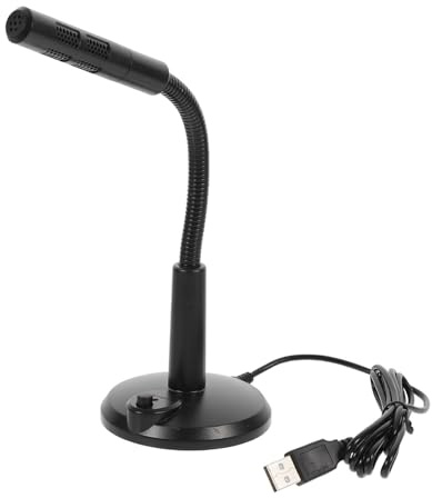 MERRYHAPY USB Tischmikrofon Kabellos Tragbares Kondensator Meeting Mikrofon Mit Halter Fürpc Laptop Live Streaming Spiele Voice Chat