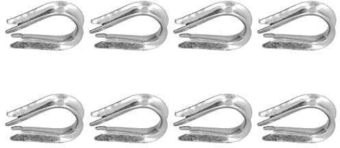 Hochfeste Drahtseilkausche aus Rostfreiem Stahl, Korrosionsbeständig, Breite Anwendung, Qualitätskontrolle nach Industriestandard, mit Glänzender Außenseite und Kanten, für den