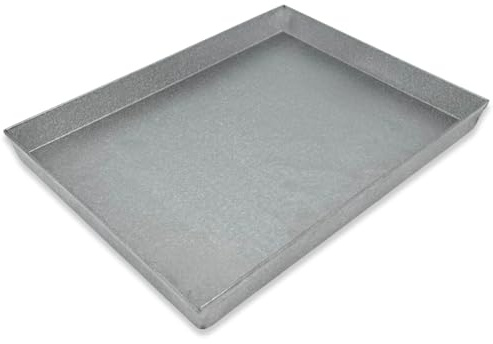 acquaverde | Tegame da Forno per Pizza, Focaccia, Pane e Biscotti, Rettangolare 30 x 45 cm, in Acciaio Antiaderente, Resistente alle Alte Temperature - Teglia per Uso Professionale e Casalingo