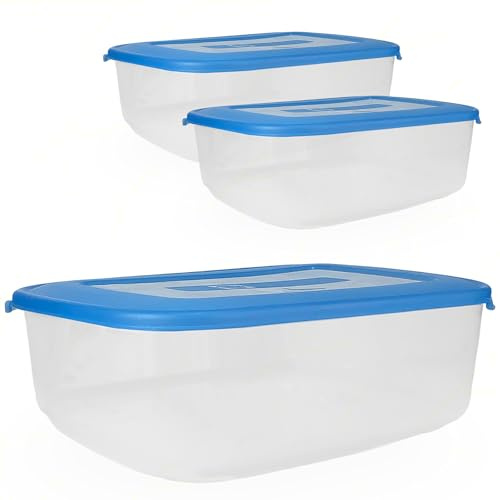 Sicignano | Frigo Box Service Rettangolare 10 Litri con Coperchio Ermetico, Plastica Alimentare, 39x30x13h cm, Lavabile in Lavastoviglie, per Celle Frigorifere e Freezer (3)