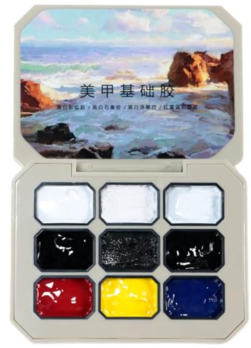 Pegamento genérico de manicura para mujeres decorativas para mujeres - pintura de uñas, conjunto de esmalte de uñas de gel - conjunto gel niña,