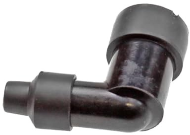 Zündkerzenstecker wie LZFH 90° passend für Vespa PX 80 125 150 200 Lusso, Piaggio 2-Takt, Mofa, Moped, Scooter – M4-Gewinde, ohne Widerstand, spritzwassergeschützt