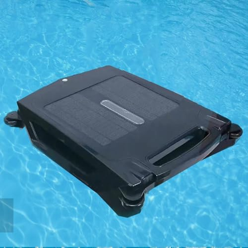 BEESOM Robot Nettoyeur Piscine Automatique,écumeur Piscine Automatique Solaire,Robot Aspirateur Piscine,Robot Nettoyage sans Fil,2 Modes Nettoyage,Fonction Automatique Evitement Obstacles Et Evasion
