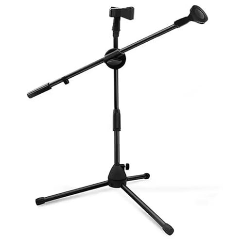 Pie De Micrófono Trípode for micrófono de Suelo, Brazo oscilante, Soporte retráctil de Metal for micrófono, Puesta en Escena, Soporte en Vivo, trípode for micrófono de Escritorio