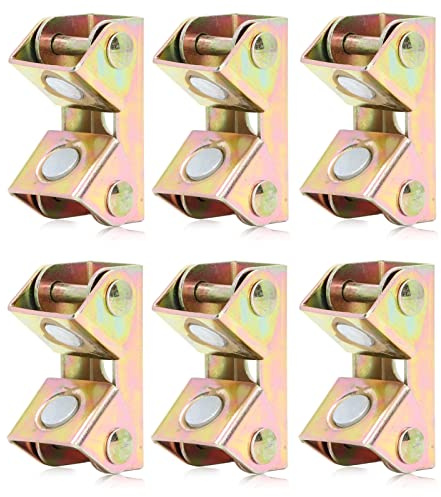 6 piezas Soldadura Clamp Magnetic V Magnetice Kit de juego de herramientas ajustables de acero inoxidable para soldadura y posicionamiento