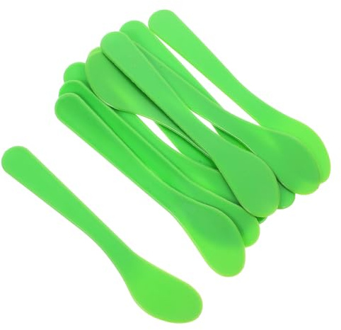 TOVINANNA 10 Espátulas Cosméticas de Pp para Mezclar y Aplicar Mascarilla Facial, Paletas Desechables para Maquillaje Diy, Paquete de 10 Piezas para Uso Femenino Color Aleatorio