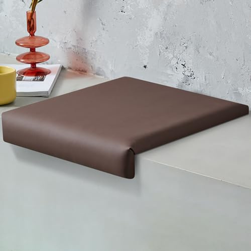 Generisch Klemmkissen FüR Sitzbank, 40 cm Sitzauflage Bank, Outdoor Sitzbank Polster Geeignet, Extra Weiche Polsterung, Sitzpolster für Schuhbank, Esszimmerbank, Küchenbank,Kaffee,5cm Thick