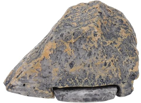SEWACC Cassetta Portachiavi in Resina Finta Pietra Scomparto Segreto, Nascondi-chiavi Decorativo da Giardino per Esterni, Roccia Nascosta per Cortili e Portici