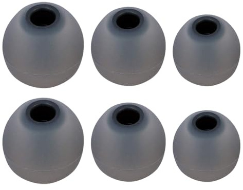 3 paia di gommini di ricambio in silicone per cuffie, morbidi e sicuri, per auricolari in-ear, per adulti, donne, uomini, uso quotidiano