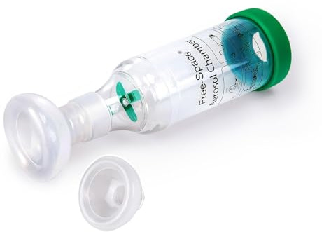 Aerosol Inhaler Spacer für Hunde, Aerosol Kammer Canine Spacer für Doggy Asthma 2 Maskensets Enthalten