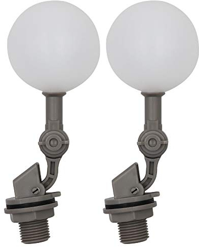 Válvula de Flotador de 1/2 Pulgada para Tanque de Agua Dispositivo Automático de llenado de Agua Control de Nivel de Agua para Bebedero de Ovejas, Paquetes de 2 (1/2 pulgadas)