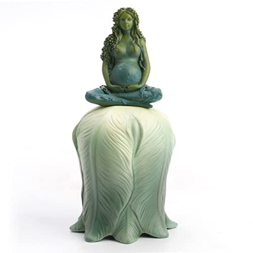 Veronese Design Gaia-Glocke, sitzend, Mutter Erde, Schwangere