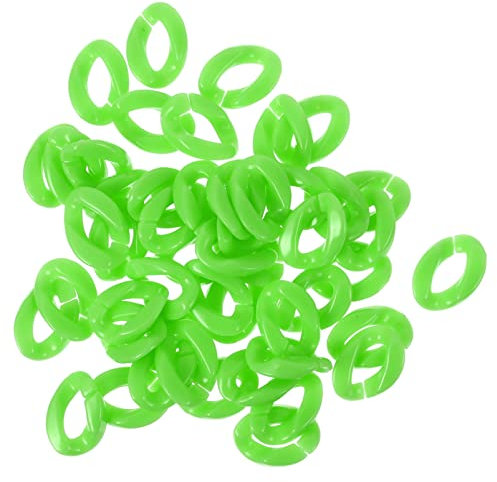 EXCEART 150stücke Verbindungsringe Bastelzubehör Für Ohrringe Schlüsselanhänger Taschenketten Fluoreszierendes Mit Je Ringen Leicht Und Langlebig