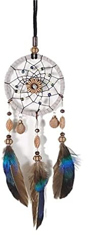 HALAHAI Windspiel Klangspiel Handgemachte Kleine Traumfänger Muscheln Traumfänger Windspiele Auto Anhänger Wandbehang Ornamente Wohnkultur Windspiele