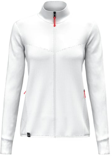 Salewa Puez Waffle Hybrid Polartec Jacket Men, White, L