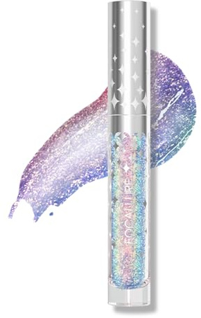 FOCALLURE Glitter Liquid Lipstick,Hydrating,Moisturizing Lip Gloss for Women,Sparkly Shimmer Lip Makeup,Long Lasting,Lightweight Formula for Lip Color and Shine,Last Match