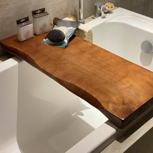 PGKTKCWH Vassoio per Vasca Premium, Vassoio per Vasca da Bagno di Lusso, Vassoio da Bagno Perfetto per la Spa Domestica, Accessori per Vasca e Gadget da Bagno, Regalo Spa per Donne (100 cm/