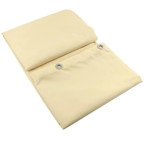 Balkon-Sichtschutz, wasserdicht, 3 Farben, 300D-Polyester, Terrassenzaun, Beige, 1,2 m x 3 m