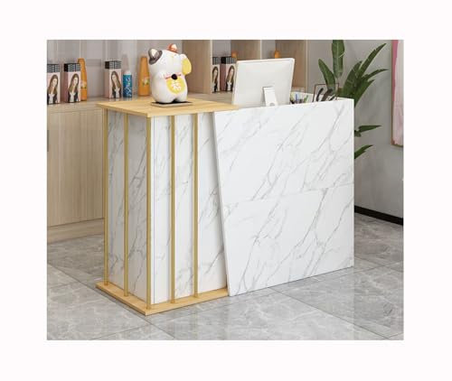 Moderne Marmor-Empfangstheke für Supermarkt, Convenience Store, Hotel, Bar, Salon, Bekleidungsgeschäft, 100 x 40 x 90 cm