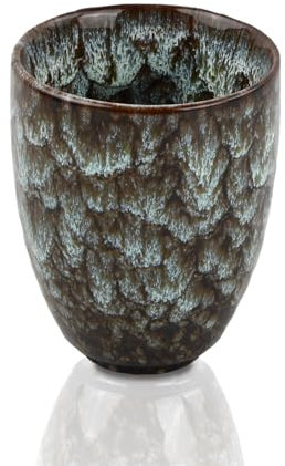 YILANJIN Tazza da Caffè, Tazza di Porcellana, Tazze da Tè Senza Manici, Tazze di Latte, Design Senza Manico, Tazza da Ceramica per Caffè, Tè, Cacao, Casa, Ufficio, Compleanno 250 ML