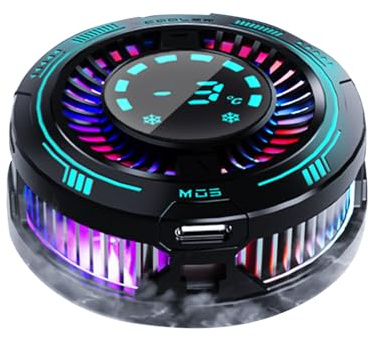 Cuscinetto refrigerante per cellulare | Radiatore magnetico per cellulare con tecnologia a semiconduttore – Raffreddamento magnetico portatile per tablet portatile in viaggio Outdoor HomeOffice Vlog