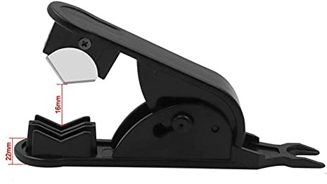 Taglia Tubi, Strumento di taglio inverso, nylon PVC PU PE. Taglierina del filtro del tubo del tubo del tubo di plastica per strumenti di taglio del tubo delle parti della stampante 3D(Noir)
