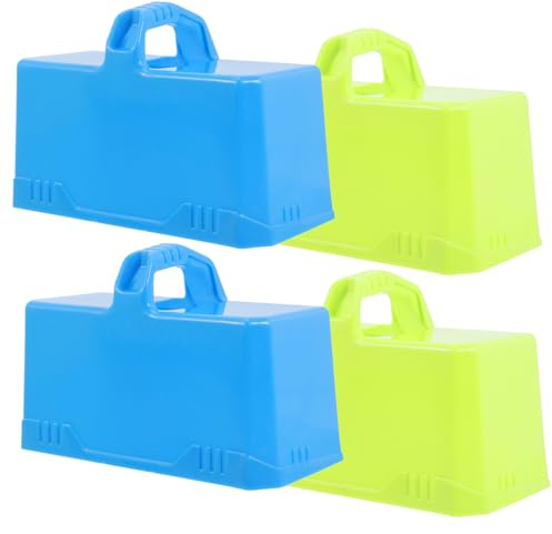 ORFOFE 4 Stück Teiliges Schneeblock für Outdoor Winter Schneeblöcke Formen Kindersicheres Schneeblock Werkzeug Glatte Oberfläche für Schnee und Familienspiele Zufällige