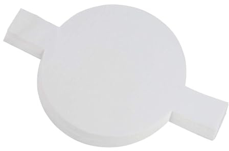 Papel de Silicona Redondo para Molde de Pastel 100 Piezas Blanco