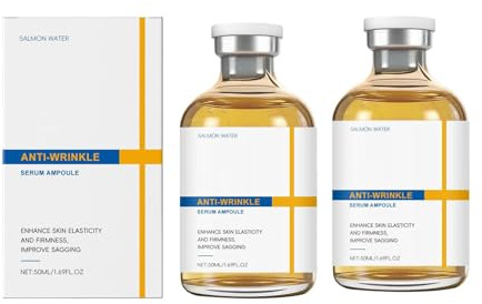 Lachs-Anti-Falten-Serum, Salmon Anti-Wrinkle Serums, Feuchtigkeitsspendendes Gesichtsserum für reife Haut, Straffendes Serum gegen Falten und für mehr Elastizität, Für Gesichtspflege (2 PCS)