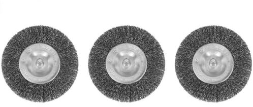 Juego de 3 Cepillo para juntas para cepillo para juntas eléctrico gartenteile EFB 4010 metal/alambre/redondas alambre cepillo/cepillo de metal