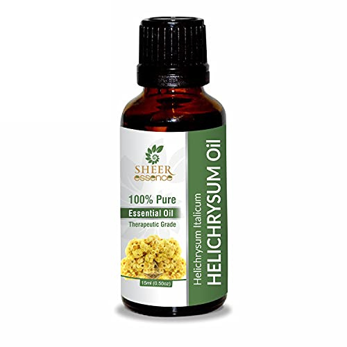 Helichrysum Oil -(Helichrysum Italicum)- Essential Oil 100% Pure Natural Undiluted Uncut Therapeutic Grade Oil 1.69 Fl.OZ