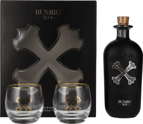 Bumbu XO Handcrafted Rum 40% Vol. 0,7l in Giftbox with 2 glasses