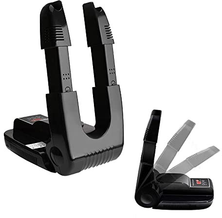 Schuhtrockner Elektrisch, Gobesty Intelligente Schuhheizung Faltdesign Stiefeltrockner Schuhwärmer Handschuhtrockner mit Timing, Schnelltrocknung Schuh Trockner für Schuhe, Hüte, Socken, Skischuhe