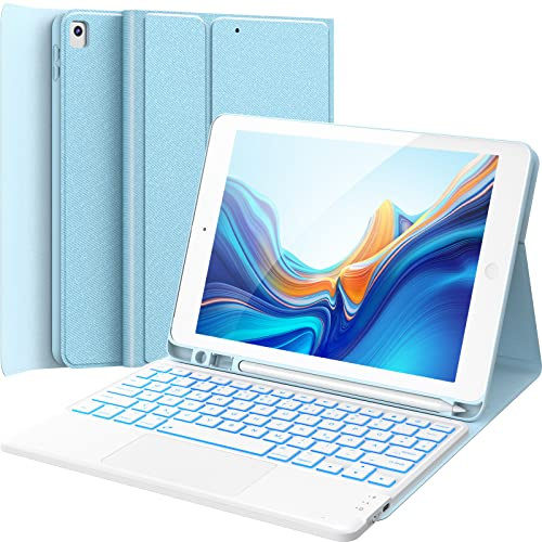 CHESONA Tastatur Hülle für iPad 10.2 Zoll 9/8/7 Generation