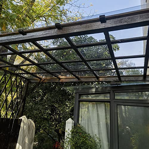Acrylplatten Groß Gewächshauspaneele Klar 4mm 3mm 2mm, Balkon Gartenlaube Pergola Dach Paneele Kunststoff, Transparente Acrylglasplatten Für Glasmalereiprojekte ( Color : 4mm , Size : 80x300cm/31.5x11