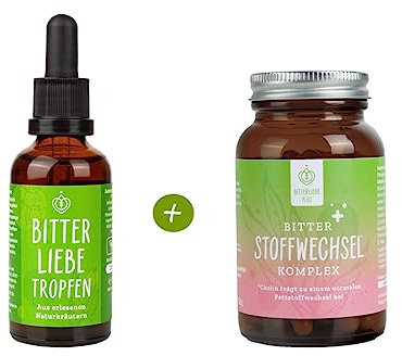 BitterLiebe Fitness Paket - Bittertropfen und Stoffwechsel* Komplex im Vorteilspaket (Original)