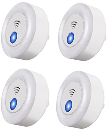 Jiklophg 4 pezzi Anti-zanzare ad Ultrasuoni Anti-Elettronici possono respingere topi, zanzare, scarafaggi, mosche, pipistrelli, ecc. Spina UE