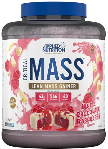 Applied Nutrition Critical Mass Professional (2400g) White Chocolate Raspberry - Viktökning - Med kreatin
